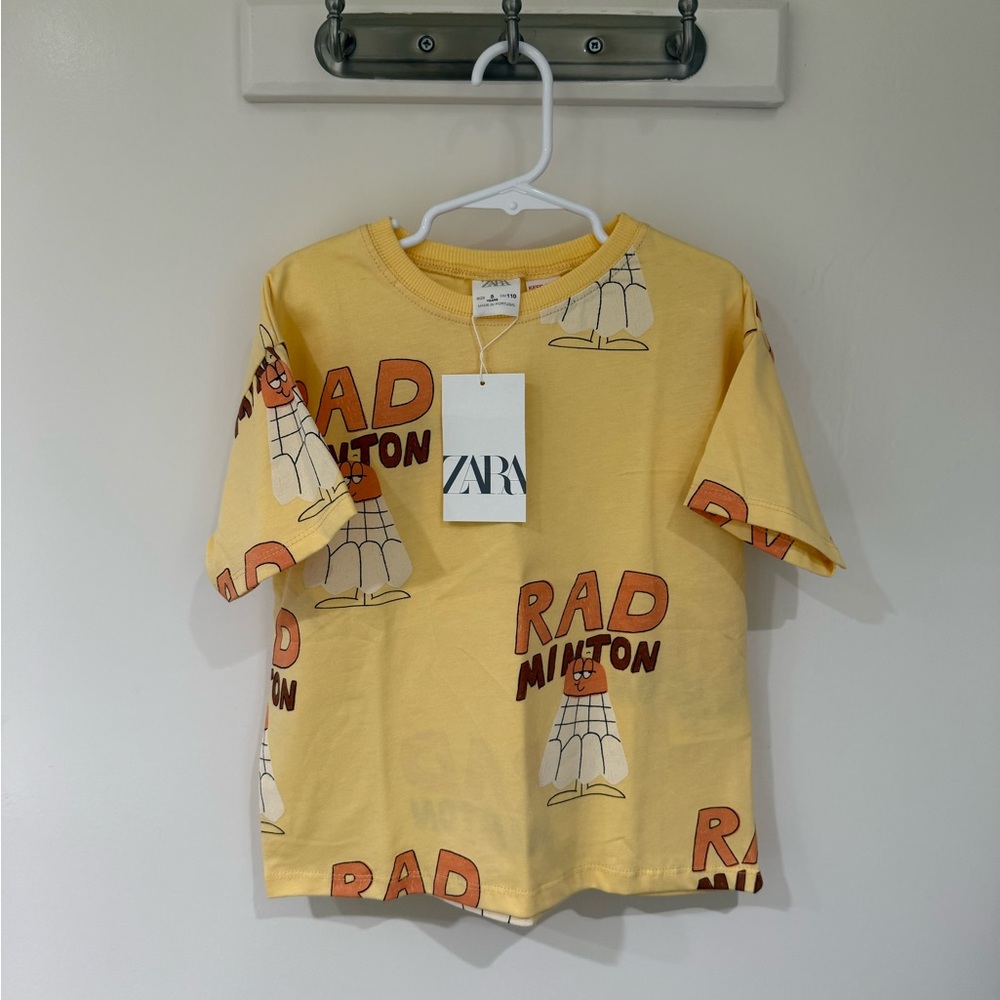 Zara Rad Minton Tee 5 Years NWT